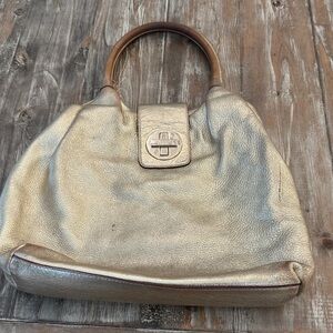 Kate Spade Metallic Gold Shoulder Bag